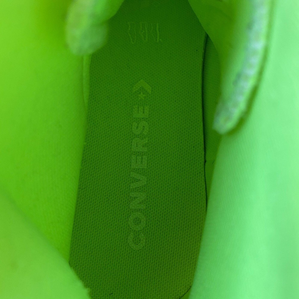 Converse Men's Sz 9 Neon Jelly Buckle Up High Top Chuck Taylor All Stars Sneaker - Picture 10 of 10